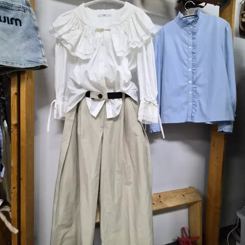 [BUNJANG] Johnny Hates Jazz Sailor Frill Blouse / 쟈니헤잇재즈블라우스