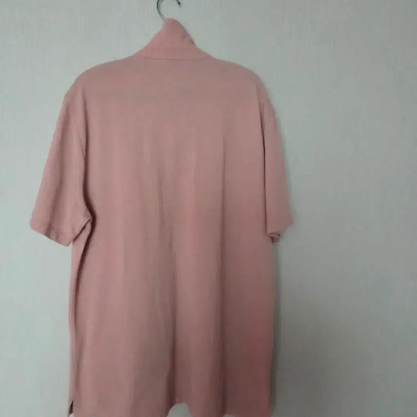 [BUNJANG] Hazzys Pink Short Sleeve Polo Shirt / [헤지스] 분홍색 반팔 카라티