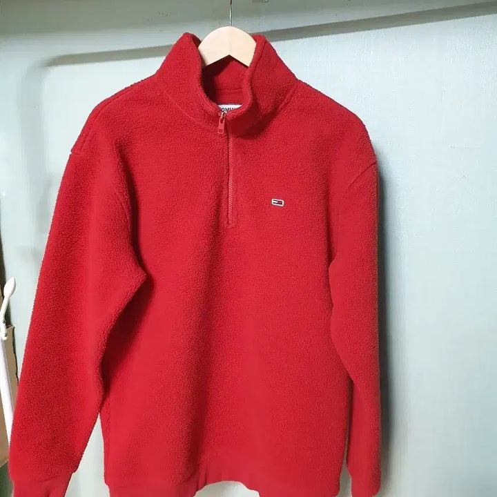 [BUNJANG] Tommy Hilfiger Fleece Half-Zip Sweatshirt M / 타미힐피거 후리스 반집업 M