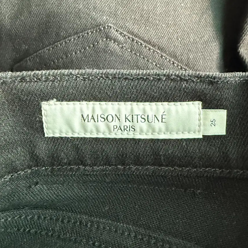 [BUNJANG] Maison Kitsuné Black Skinny Jeans / (P16) 메종키츠네 블랙 스키니진