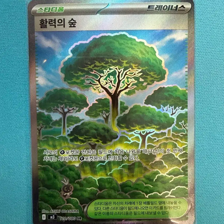 [BUNJANG] Pokemon Vitality Forest Stadium SR Card / 포켓몬 활력의 숲 스타디움 SR 카드