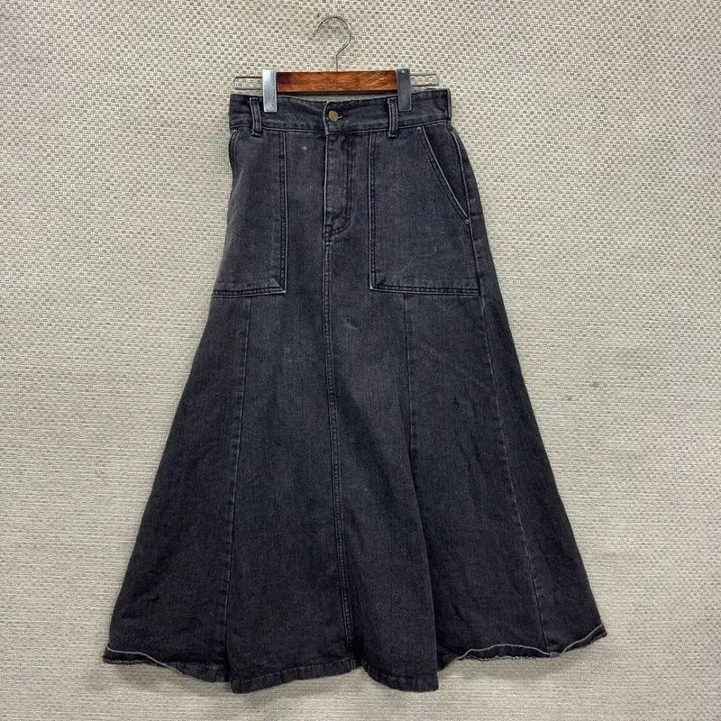 [BUNJANG] Vintage Denim Long Skirt M / 빈티지 데님 롱스커트 M M14755