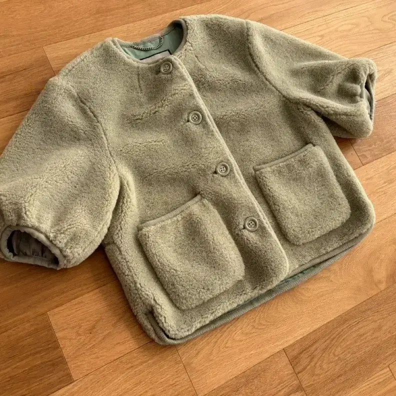 [BUNJANG] Hansome The Store Boucle Jacket S Size / 한섬 더스토어 뽀글이 자켓 S 사이즈