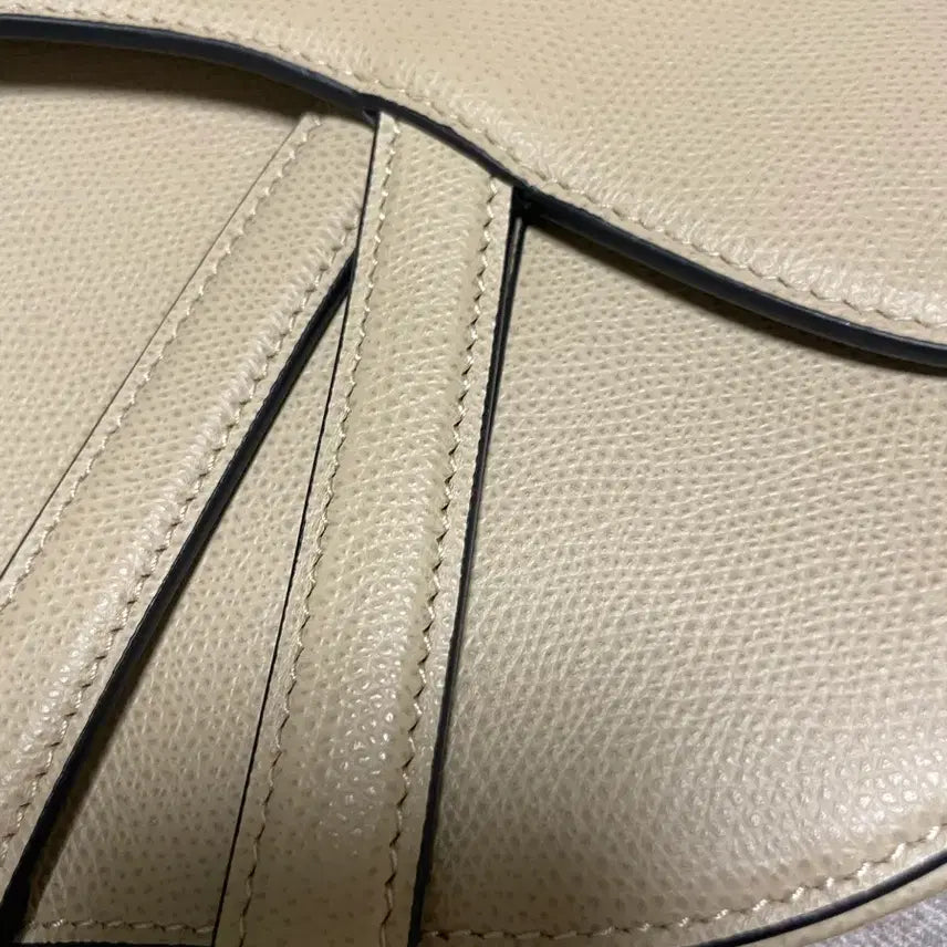 [BUNJANG] Beige Saddle Medium Bag / 베이지 새들 미디움