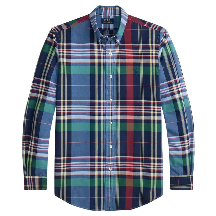 [BUNJANG] Polo Ralph Lauren Plaid Oxford Shirt / 폴로 클래식핏 플레드 옥스퍼드 셔츠 / L / XL