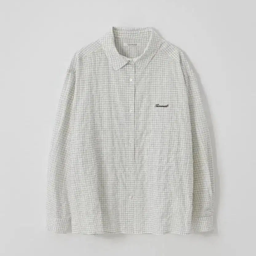 [BUNJANG] TANNAT Checkered Shirt Ivory / 타낫 던 체크 셔츠 아이보리