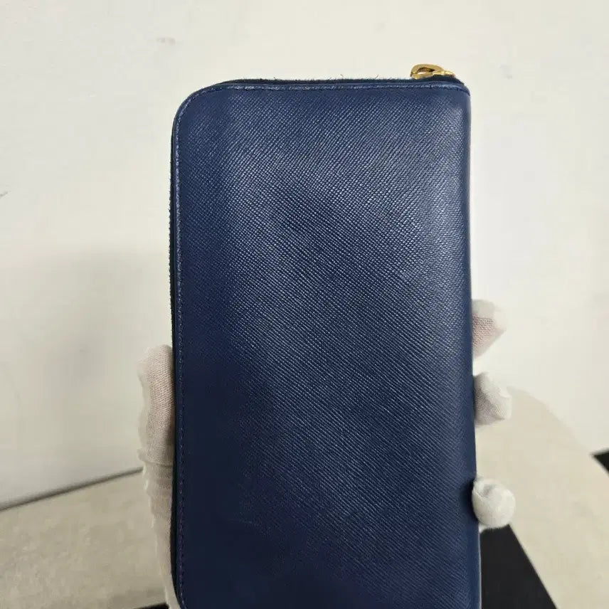 [BUNJANG] Prada Saffiano Leather Zip Around Long Wallet / [정품] 프라다 사피아노 지퍼 장지갑