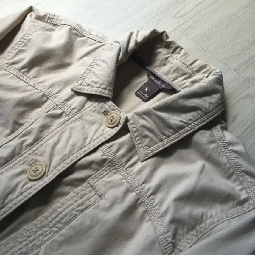 [BUNJANG] Vintage Beige Button Jacket / jpn빈티지 베이지 버튼 자켓