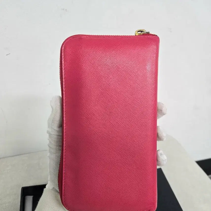 [BUNJANG] Prada Saffiano Zipper Long Wallet / [정품] 프라다 사피아노 지퍼돌이 장지갑