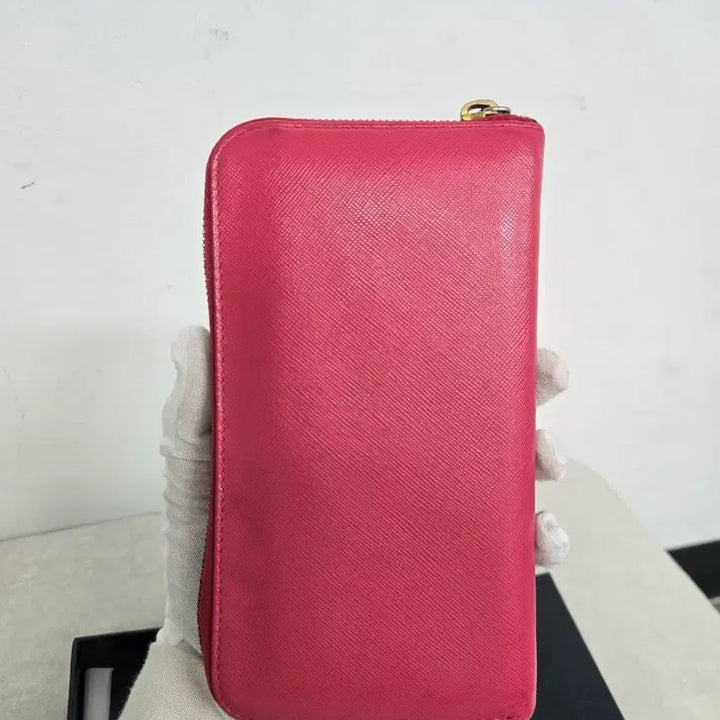 [BUNJANG] Prada Saffiano Zipper Long Wallet / [정품] 프라다 사피아노 지퍼돌이 장지갑