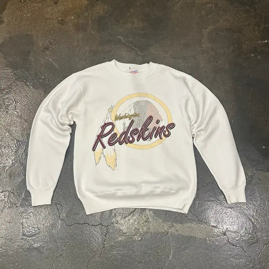 [BUNJANG] 90s Hanes Washington Redskins Sweatshirt M / 90s Hanes 헤인즈 Washington Redskins 스웻셔츠 M