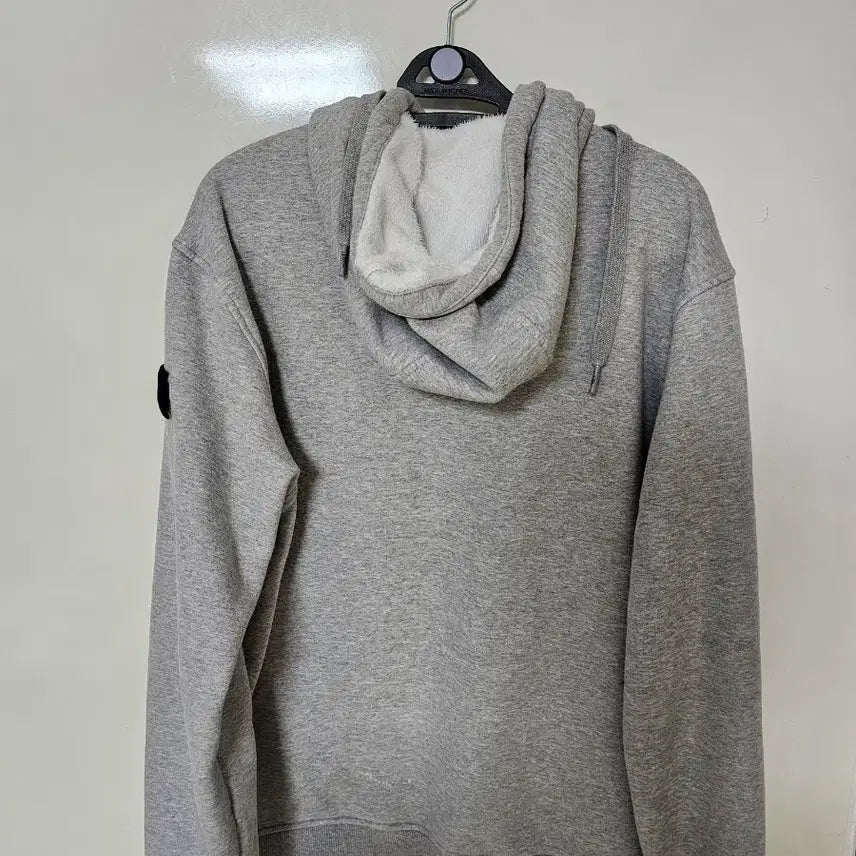 [BUNJANG] National Geographic Gray Full-Zip Hoodie XL / 내셔널지오그래픽 풀집업 후드티 회색 XL 얼룩o 세탁시 새것