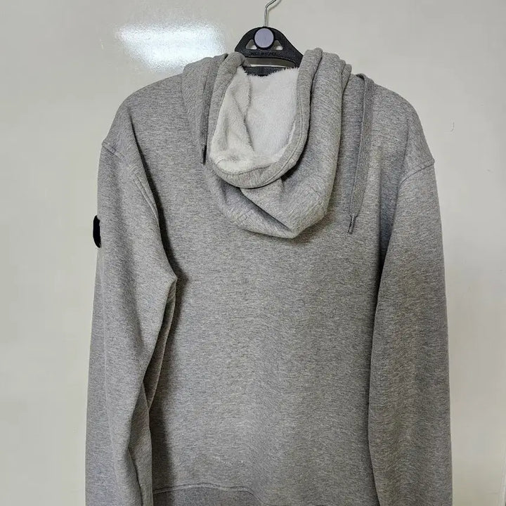 [BUNJANG] National Geographic Gray Full-Zip Hoodie XL / 내셔널지오그래픽 풀집업 후드티 회색 XL 얼룩o 세탁시 새것