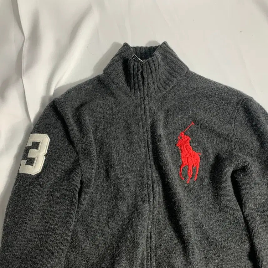[BUNJANG] Polo Ralph Lauren Big Pony Knit Zip-Up / 폴로 빅포니 니트집업