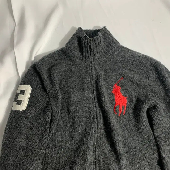 [BUNJANG] Polo Ralph Lauren Big Pony Knit Zip-Up / 폴로 빅포니 니트집업