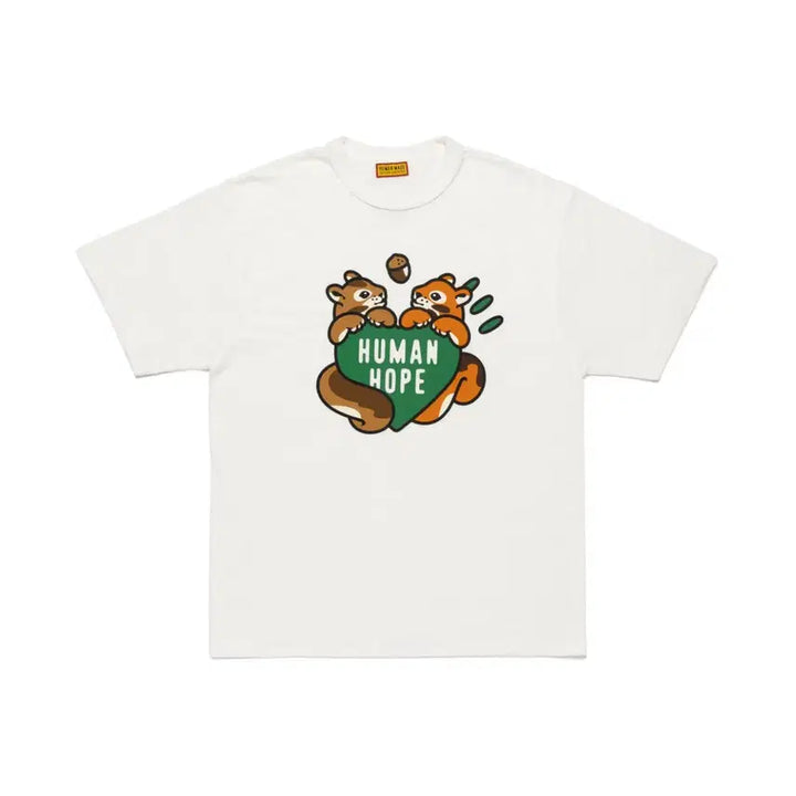 [BUNJANG] Human Made J-Hope Human Hope Graphic T-shirt / 미개봉) 방탄소년단 제이홉 휴먼메이드 티셔츠  화이트 S, M