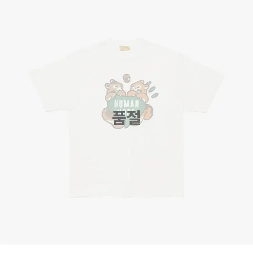 [BUNJANG] Human Made J-Hope Human Hope Graphic T-shirt / 미개봉) 방탄소년단 제이홉 휴먼메이드 티셔츠  화이트 S, M