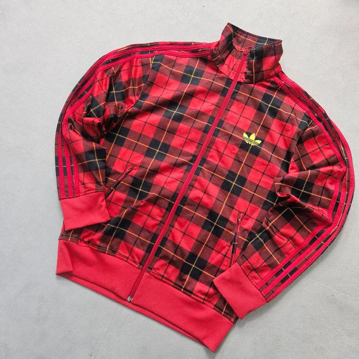[BUNJANG] Adidas Firebird Tartan Check Track Top / 105 아디다스 파이어버드 타탄체크트랙탑 0326Y