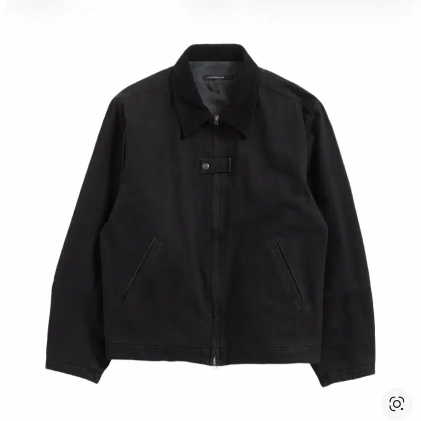 [BUNJANG] Hatching Room Denim Work Jacket - Black (Size 3) / 해칭룸 데님 워크 자켓 블랙 3사이즈