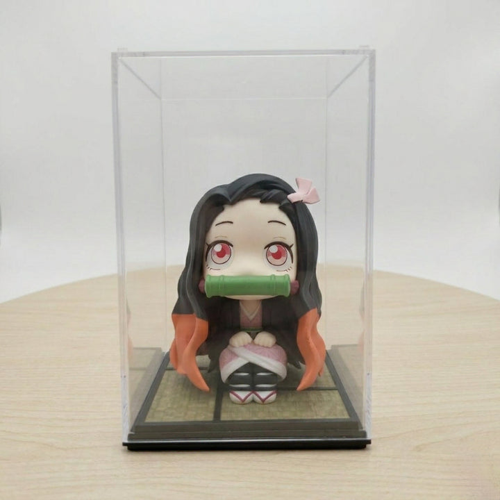 [BUNJANG] Acrylic Figure Display Case with Tatami Base / 아크릴 피규어 케이스 다다미 베이스 / 룩업 전시 케이스