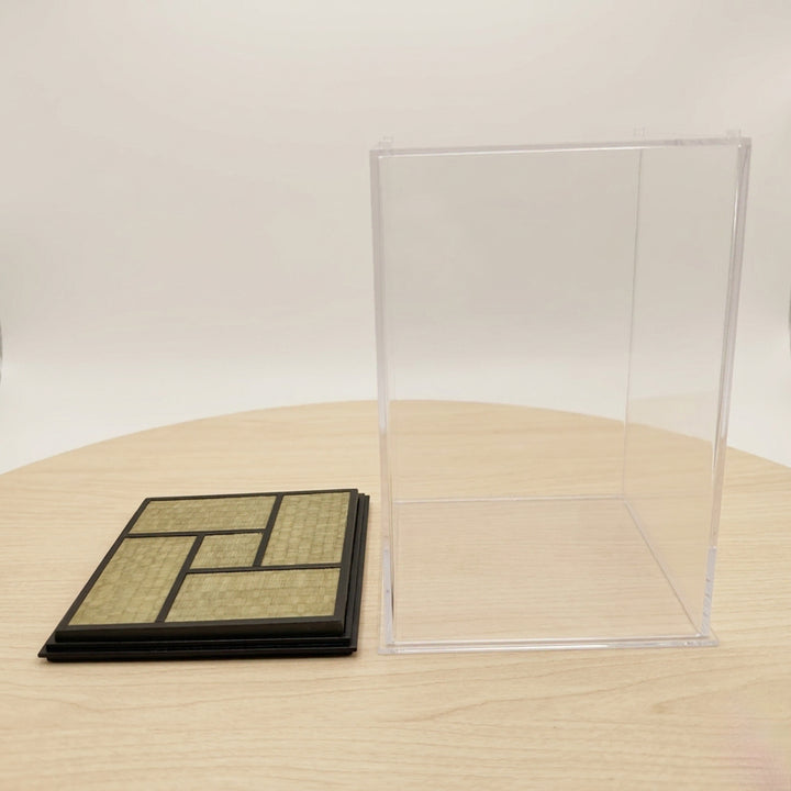 [BUNJANG] Acrylic Figure Display Case with Tatami Base / 아크릴 피규어 케이스 다다미 베이스 / 룩업 전시 케이스