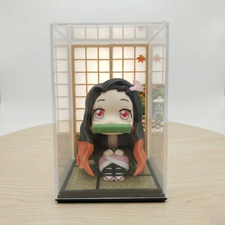 [BUNJANG] Acrylic Figure Display Case with Tatami Base / 아크릴 피규어 케이스 다다미 베이스 / 룩업 전시 케이스