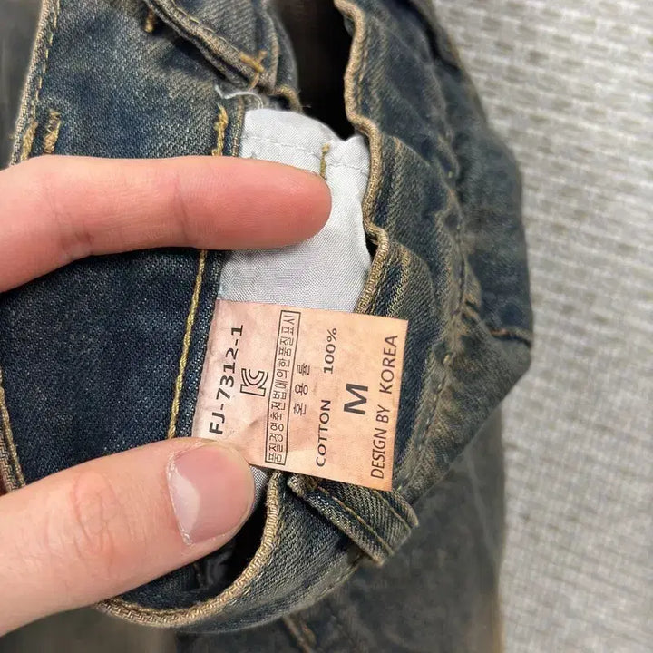 [BUNJANG] Vintage Washed Denim Long Skirt M / 빈티지 워싱 데님 롱스커트 M M14756