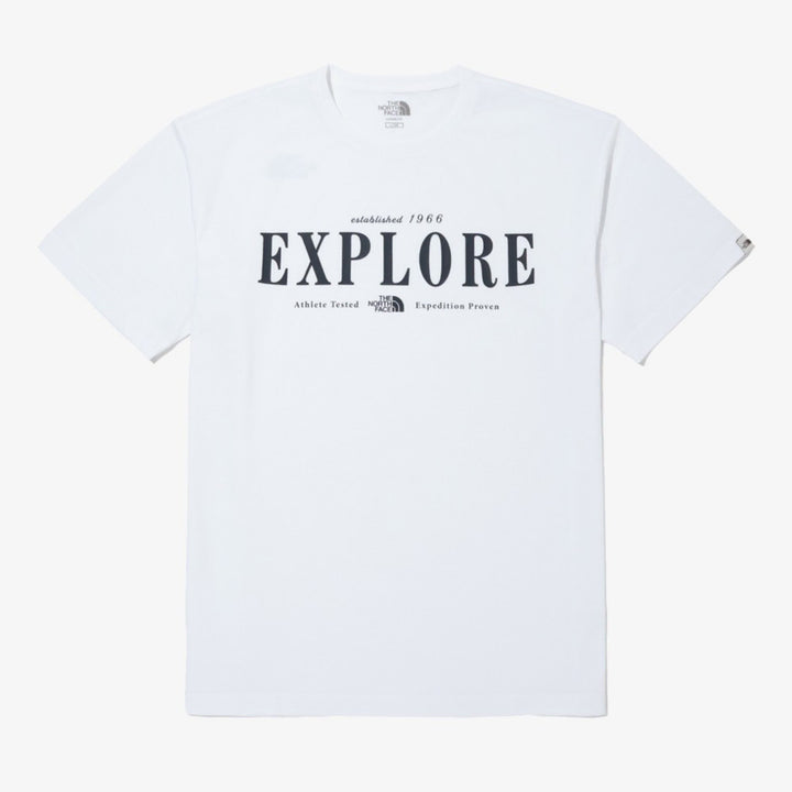 [BUNJANG] The North Face Explorer White Short Sleeve T-Shirt (2XL) / 새) 노스페이스 익스플로러 화이트 반팔 티셔츠 2XL 미개봉 새상품