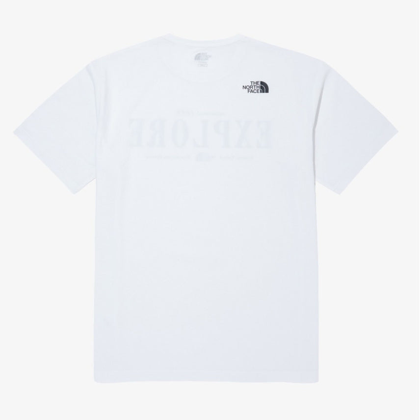 [BUNJANG] The North Face Explorer White Short Sleeve T-Shirt (2XL) / 새) 노스페이스 익스플로러 화이트 반팔 티셔츠 2XL 미개봉 새상품