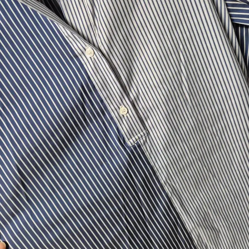 [BUNJANG] ZARA Striped Shirt / 자라 스트라이프 셔츠 블루/화이트