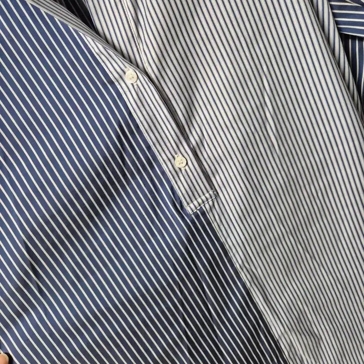 [BUNJANG] ZARA Striped Shirt / 자라 스트라이프 셔츠 블루/화이트