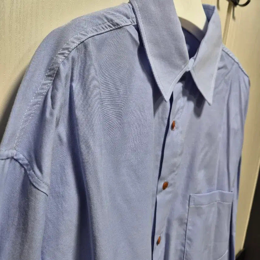 [BUNJANG] Charotte Blue Shirt / (세일)(새상품)Charotte 셔츠 블루
