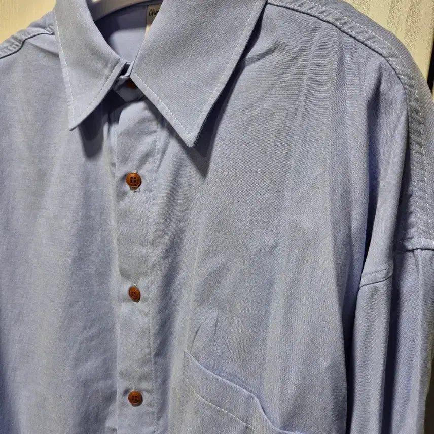 [BUNJANG] Charotte Blue Shirt / (세일)(새상품)Charotte 셔츠 블루