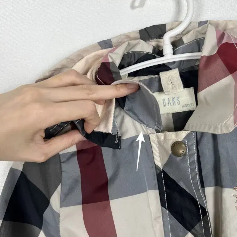 [BUNJANG] Daks Kids Windbreaker Jacket (120) / 닥스/허리조임 바람막이 자켓 점퍼 아동120 7/라덴