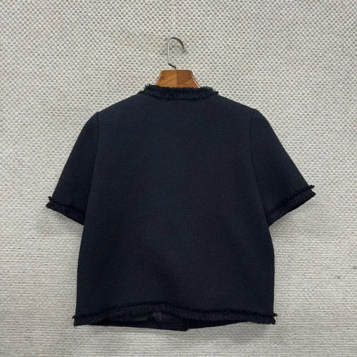 [BUNJANG] Vintage Cropped Tweed Jacket (90, M14747) / 빈티지 크롭 트위드 자켓 90 M14747