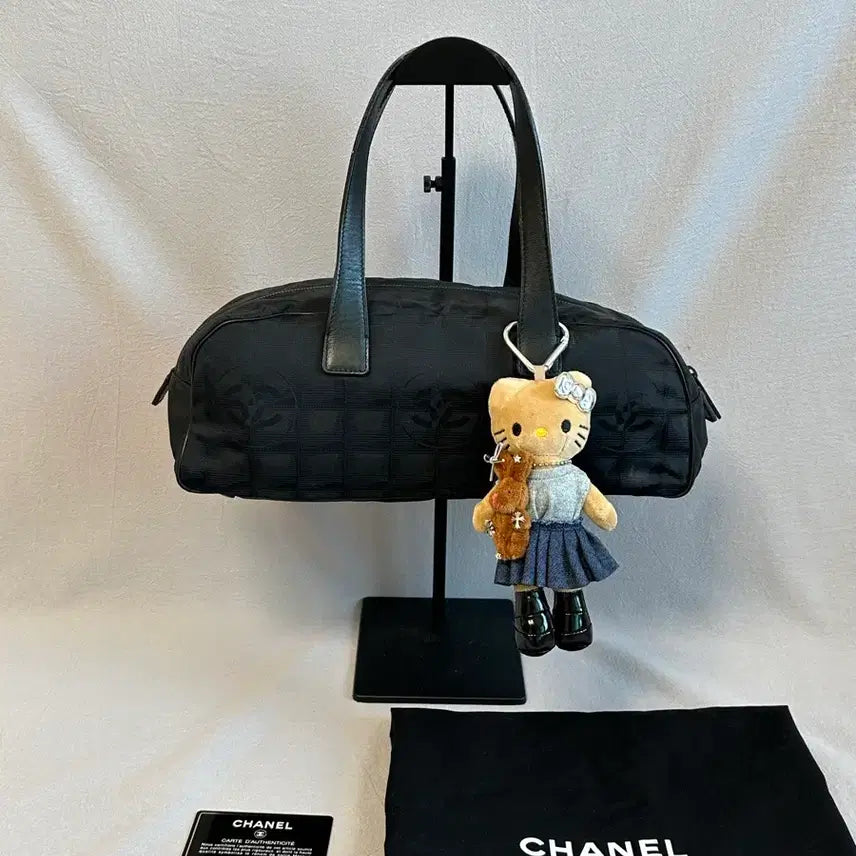 [BUNJANG] Chanel New Travel Bag Baguette Bag Black Vintage / (개런티카드포함) 샤넬 뉴트래블백 바게트백 블랙 빈티지 y2k