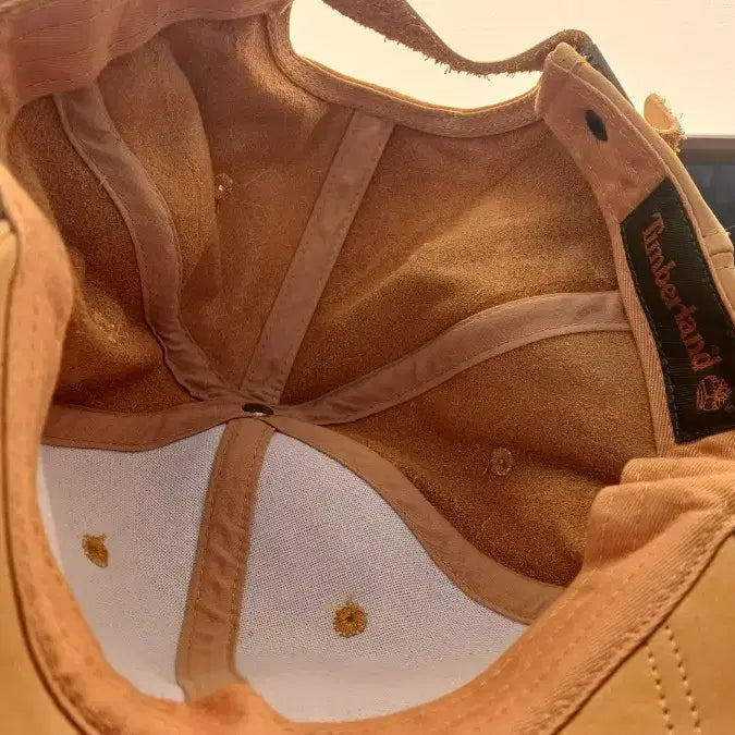 [BUNJANG] Timberland Nubuck Leather Ball Cap Hat / 팀버랜드) 위트 컬러 누벅 레더 볼캡 모자