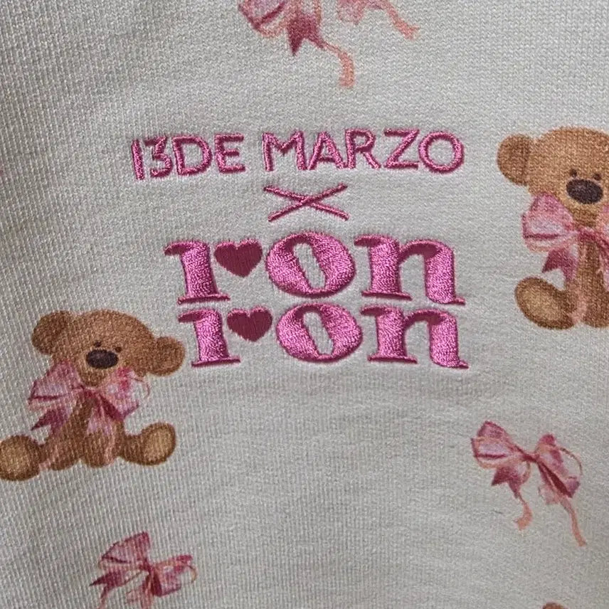 [BUNJANG] 13DE MARZO RONRON Bear All Over Sweatpants / 13DE MARZO x RONRON 콜라보 베어 올오버 스웨트팬츠
