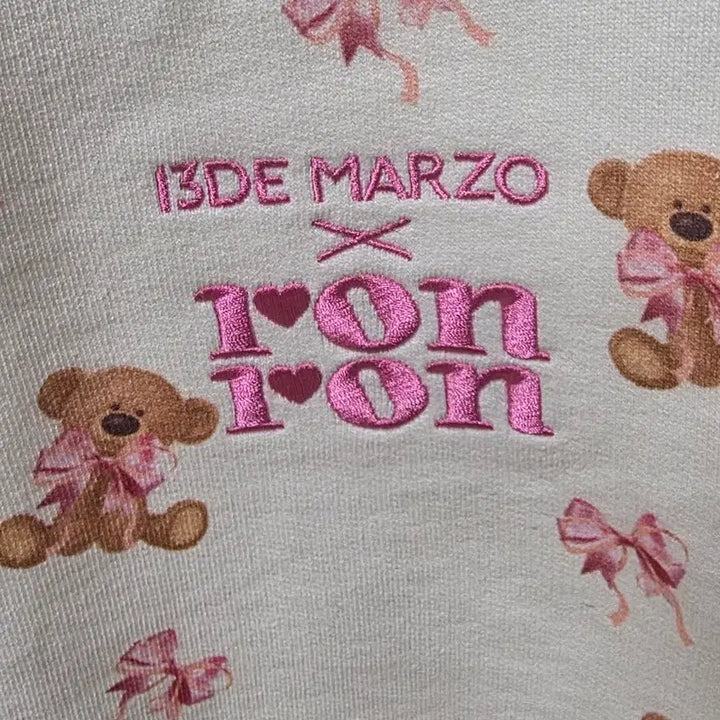 [BUNJANG] 13DE MARZO RONRON Bear All Over Sweatpants / 13DE MARZO x RONRON 콜라보 베어 올오버 스웨트팬츠