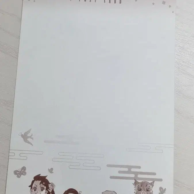 [BUNJANG] Demon Slayer Zenitsu Postcard / 귀멸의 칼날 귀칼 젠이츠 특전 엽서