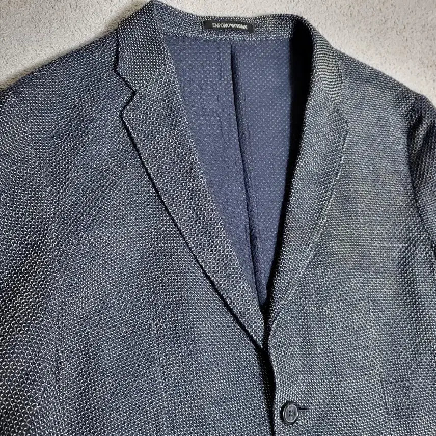 [BUNJANG] Emporio Armani Tweed Blazer Jacket / 48/100 엠포리오 아르마니 알마니 봄여름 트위드 블레이져 자켓