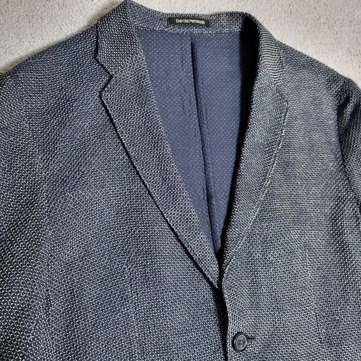 [BUNJANG] Emporio Armani Tweed Blazer Jacket / 48/100 엠포리오 아르마니 알마니 봄여름 트위드 블레이져 자켓
