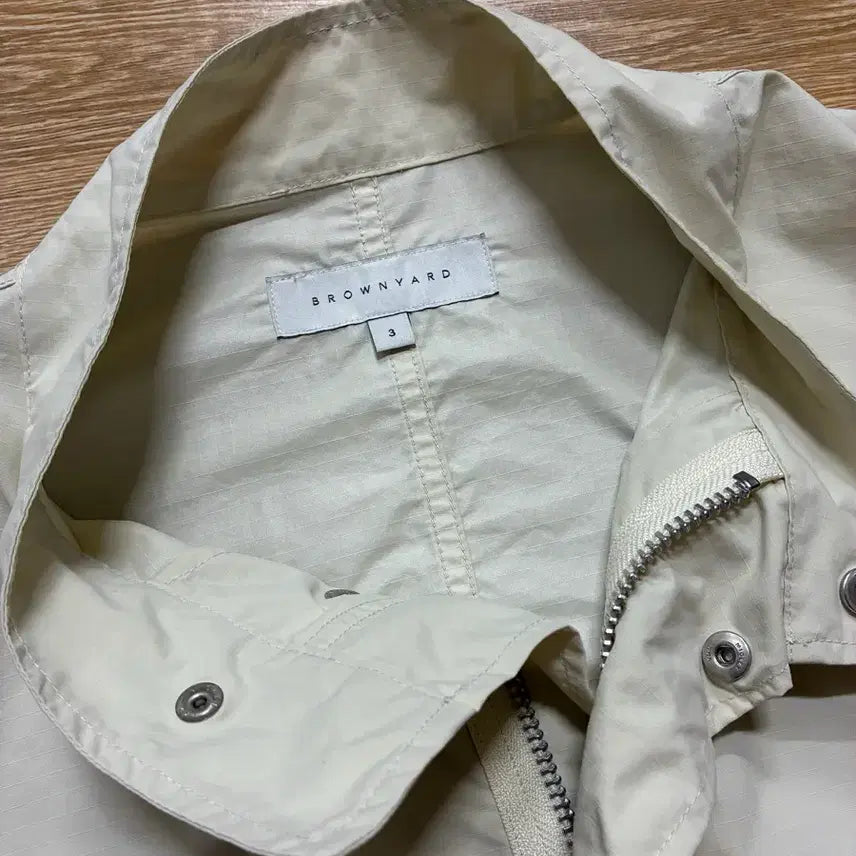 [BUNJANG] Brown Yard Essential Short Jacket Ecru / 브라운야드 에센셜 숏 자켓 3사이즈 에크루색상