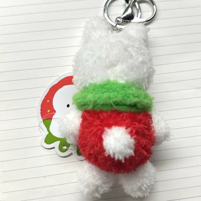 [BUNJANG] Strawberry Rabbit Figure Keychain / 딸기토끼 인형 키링 토끼인형 가챠 피규어
