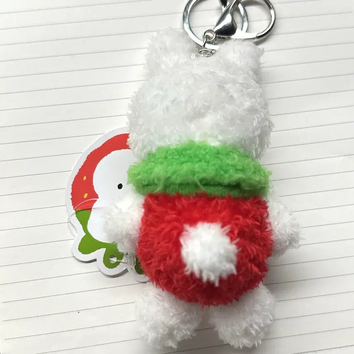 [BUNJANG] Strawberry Rabbit Figure Keychain / 딸기토끼 인형 키링 토끼인형 가챠 피규어