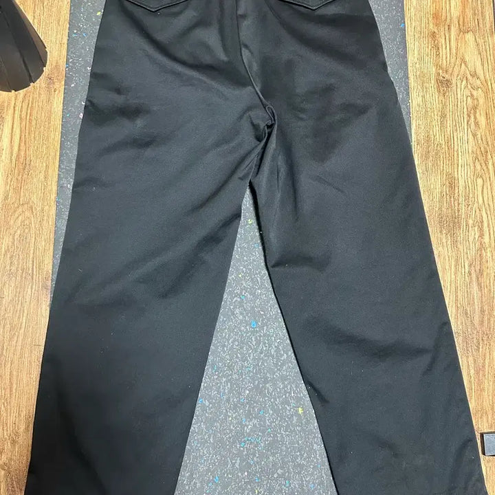 [BUNJANG] Nanamica Double Pleated Wide Chino Trousers / 나나미카 더블플리츠 와이드 치노 블랙 34