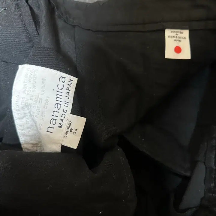 [BUNJANG] Nanamica Double Pleated Wide Chino Trousers / 나나미카 더블플리츠 와이드 치노 블랙 34