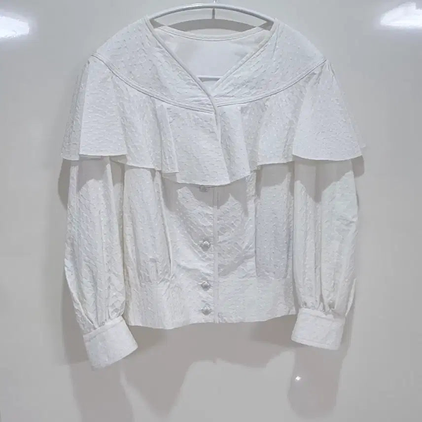 [BUNJANG] System Objet Ivory Jacket Blouse / 한섬 오브제 아이보리 자켓 블라우스