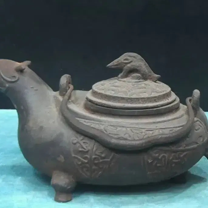 [BUNJANG] Iron Duck Decorative Teapot / 무쇠 오리 장식 주전자