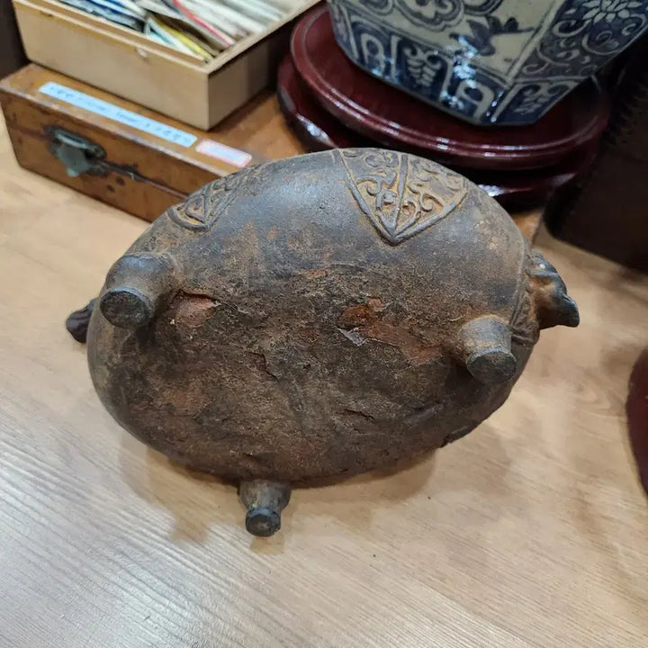 [BUNJANG] Iron Duck Decorative Teapot / 무쇠 오리 장식 주전자